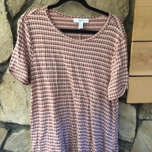 Forever 21Plus Multi-Color Geometric T-Shirt Dress